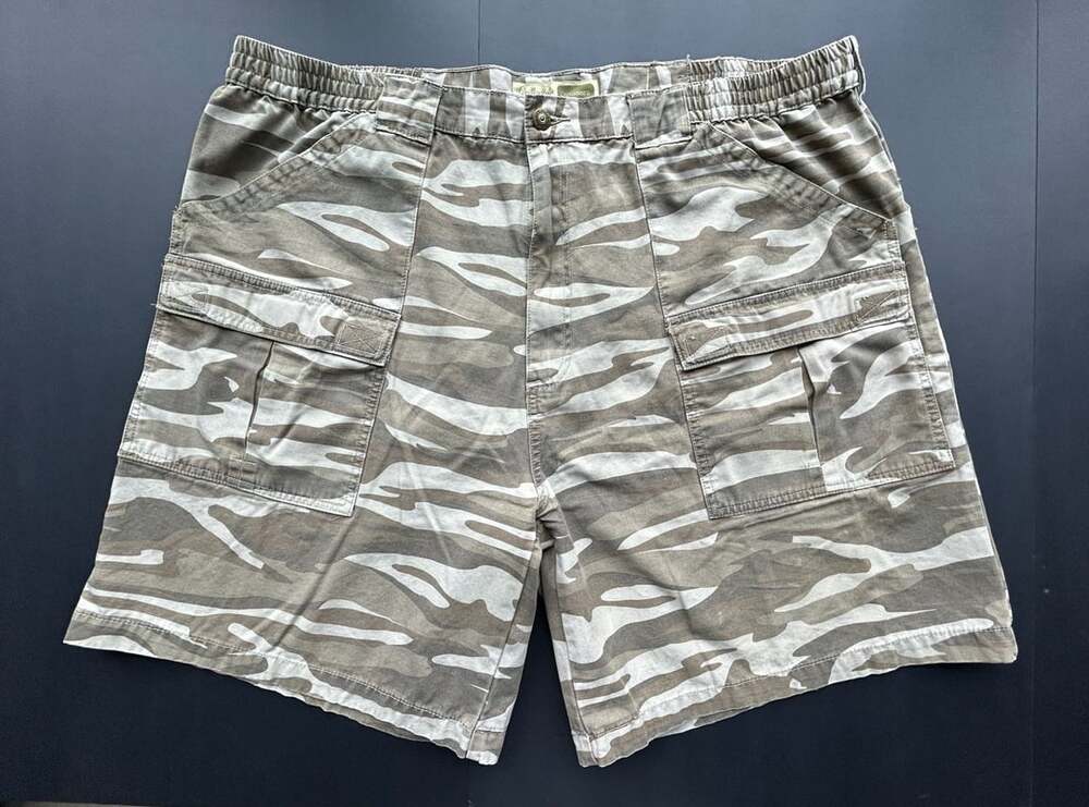 Cabelas Cargo Shorts Size 46 Camouflage Canvas